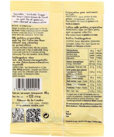  G n rique ABBAYE DE LA COUDRE - Abbey Sewing Preparation For Coffee Blank 45G - 45G - Pack of 4 - Sold By Lot - Buy Online on GoSupps.com