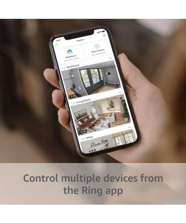 Ring Stick Up Cam Elite HD Security Camera with Two-Way Talk, Night Vision, Alexa Compatibility - White (PoE Adapter Included) - Buy Online on GoSupps.com