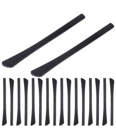 Healvian 10 pairs of sunglasses legs made of acrylic soft glasses tip ironing glasses glasses stubborn glasses brake brake brimming glasses repair parts glasses frame -frame -free pebbles handle