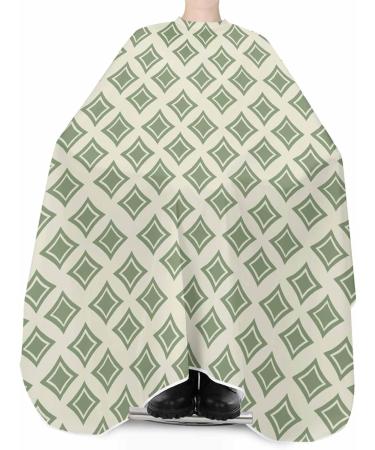 Modern Green Barber Cape | Adjustable Hair Cutting Cape for All Ages | Stylish & Minimalist Salon Accessory - Buy Online on GoSupps.com