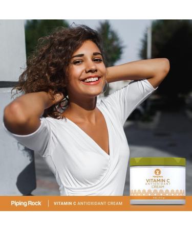 Piping Rock Vitamin C Cream 4oz - Dark Spot Masker for Face Skin & Eyes | Paraben-Free SLS-Free Fragrance-Free - International Shipping - Buy Online on GoSupps.com
