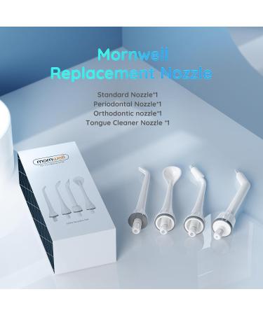 Mornwell Water Flosser Replacement Nozzles - Compatible with D50 D52 F32 F29 - International Shipping Available - Buy Online on GoSupps.com