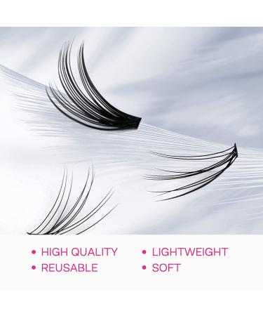 CALAILIS Naturals DIY Eyelash Extension Kit - 0.10mm 56 Roots, Glue, Tweezers - Individual Lashes Home Extension Set - Buy Online on GoSupps.com