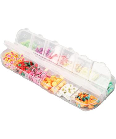 Fruit Nail Glitter Sequin Decorative 5 Boxes Fruit Nail Art Glitter for Party - Buy Online on GoSupps.com