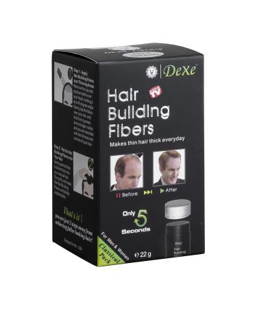 Black Hair Building Fibers - Hair Thickener for Men & Women with Fine Hair - Buy Online on GoSupps.com