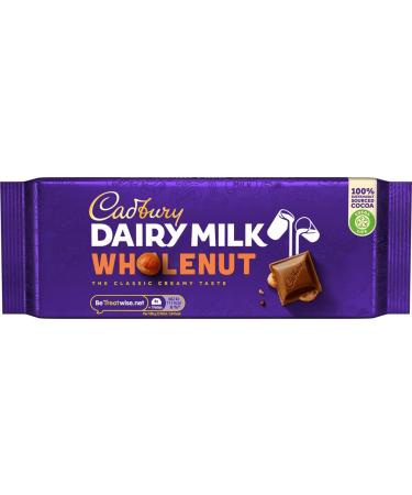 Cadbury Dairy Milk Whole Nut Bar 180 g