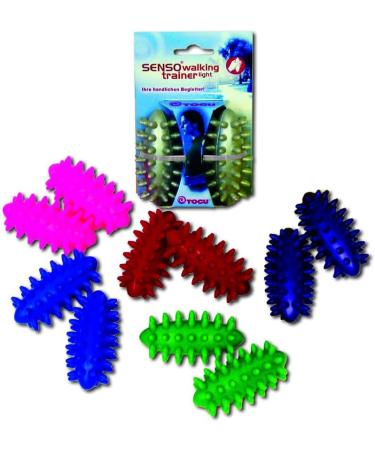 TOGU Senso Walking Trainer Light - Set of 2 Red Massage Balls (7x4 cm) for Effective Foot Massage | International Shipping Available - Buy Online on GoSupps.com