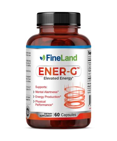FineLand ENER-G - Vitamin B12 & D3 Complex with Organic Kelp and Amla - Traditional Formula for Daily Vitality and Energy Metabolism Support - Non-GMO - 60 Veggie Capsules