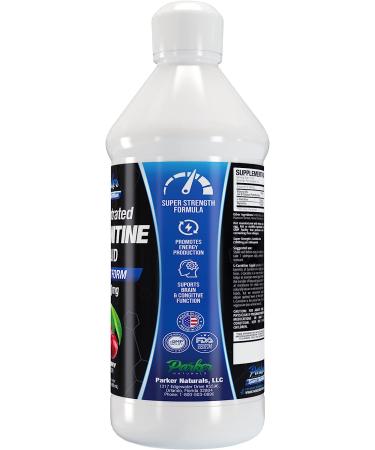Parker Naturals L-Carnitine 5000 Mg Liquid Supplement - 16 Oz True Cherry Flavor - Buy Online on GoSupps.com