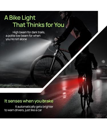 panaride Bike Lights Kit Front and Back USB Rechargeable - Buy Online on GoSupps.com