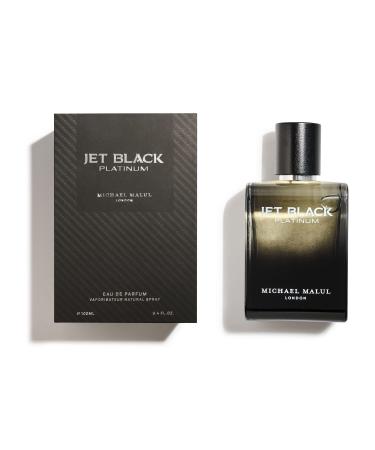 Michael Malul Jet Black Platinum Eau de Parfum for Men - 100ml | 3.4oz Jet Black Platinum 3.4 Fl Oz (Pack of 1) - Buy Online on GoSupps.com