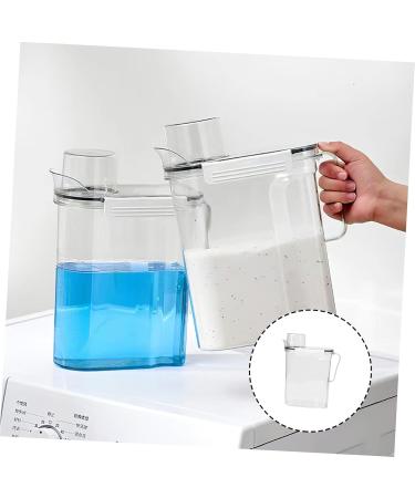 KOMBIUDA 4pcs Laundry Storage Box Bucket for Soap Tide Laundry Liquid Lotion Plastic Transparent - Buy Online on GoSupps.com
