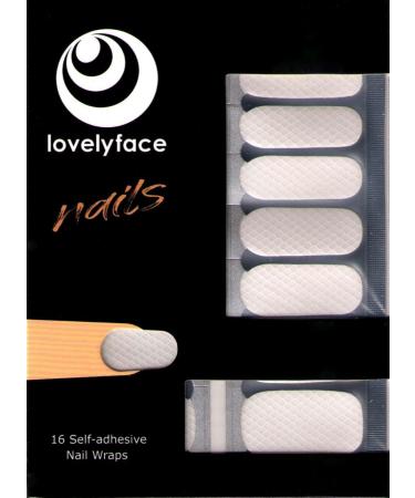 Lovelyface nails - "Catchy" patterned nail wraps - 16 thin self -adhesive long -lasting nail foils - nail sticker nail polish -striped nail polish for sticking on - non toxic