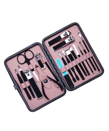 Housoutil 1 Nail Set Gel Nail Art Shaper Nail Grooming Kit Pedicure Kit Nail Tools for Nail Art Nail Kits Gel Nail Polish Nail Pink Manicure Stainless Steel Spatula