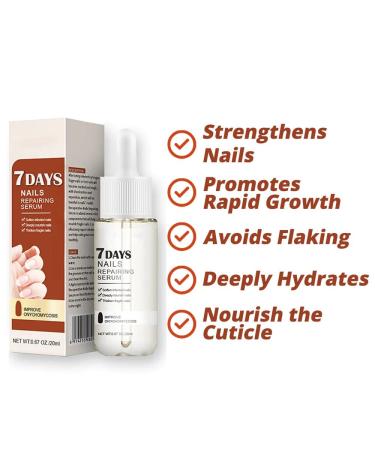 7 Days Nail Growth & Strengthening Serum - Repair Essence Nail Cuticle Oil - Stronger Nails in 1 Week - Nail Strengthening Treatment (1PC) - Buy Online on GoSupps.com