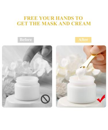 8-Piece Gold Makeup and Mask Spatula Set - Cosmetic and Facial Cream Applicators for Mixing and Sampling - Buy Online on GoSupps.com