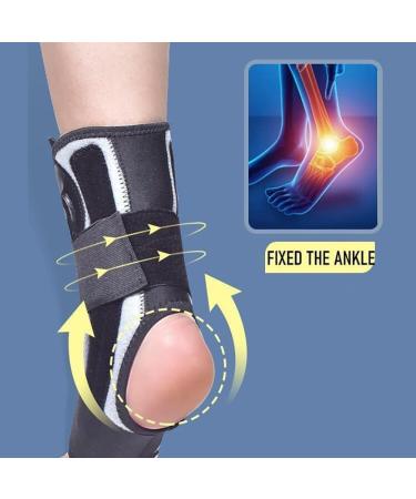 Buy FoRes Adjustable Foot Drop Orthosis Ankle Support Brace for Injury Recovery - Men & Women - Medium Size - Buy Online on GoSupps.com