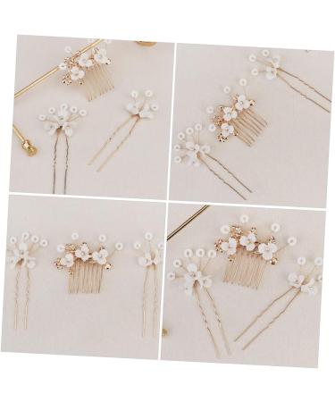 Beavorty 1 Set Bridal Hairpin Bridal Flower Insert Comb Asian Hair Pin Bride Hair Decor Japanese Chopsticks Japandi Decor Bridal Hair Clip Vintage Decor Women's Alloy Rhinestones Hair Comb - Buy Online on GoSupps.com