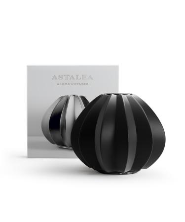 Astealea aroma diffuser for essential oils black ceramics - 100 ml ultrasound humidifier and air freshener fragrance oil diffuse fragrance lamp electrical room scent & freshener automatically