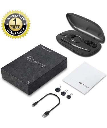 BlueFit Bluetooth Headset 5.0 with Mic - Wireless Earpiece for Cellphones | Hands-Free Noise Cancelling | Car Bluetooth Headset - Buy Online on GoSupps.com