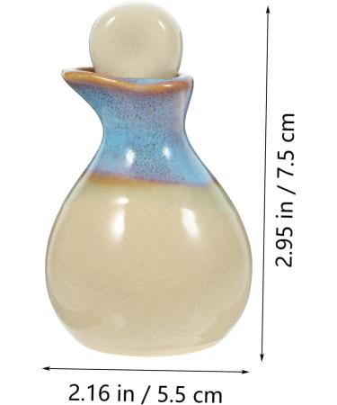 Buy Sewoart Ceramic Essential Oil Diffuser Pot - Mini Terrarium Container for Olive Oil & Aromatherapy - 5.5x7.5cm - International Shipping Available - Buy Online on GoSupps.com