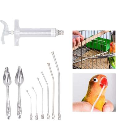 Cocoarm Parrot Feeding Syringe - 20ml Plastic & Stainless Steel - Handheld Bird Feeding Tool - Precise Control & Heat-Resistant Injection Tube - Buy Online on GoSupps.com