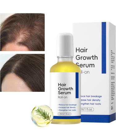  Yuemxixi Hair Regrowth Natural Scalp Care Roller 30ml Natural Hair Thickening and Growth | For Frizz Follicles Slimming Health Men Seniors Home Travel - Buy Online on GoSupps.com