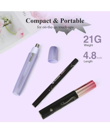 TOUCHBeauty Nose Hair Trimmer for Women - Battery Powered Facial Hair Remover for Nose Ear Eyebrow & Neckline in Purple - International Shipping Available - Buy Online on GoSupps.com
