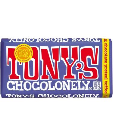 Tony's Chocolonely Netherlands Caramel Pretzel Toffee Hazelnut Chocolate Bar Bundle With Snack Scout Lunch Bag - Buy Online on GoSupps.com