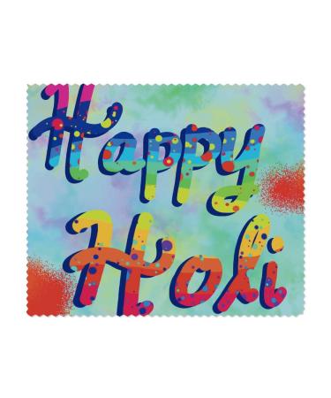 2 x Happy Holi Microfiber Cleaning Cloths (LC00025289)