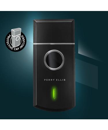 Perry Ellis Men's Travel Electric Shaver - USB Rechargeable Foil Shaver & Beard Trimmer IPX4 Water-Resistant 150-Minute Battery Life - Buy Online on GoSupps.com