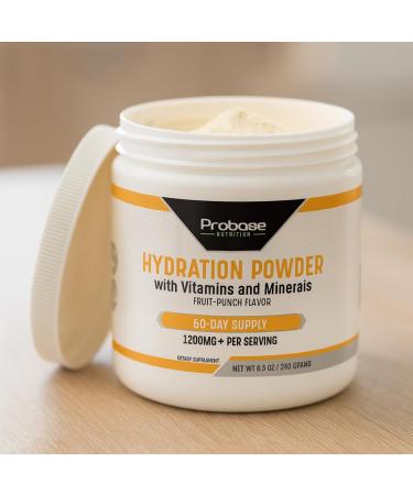Probase Nutrition Hydration Powder - Fruit Punch Flavor 240 Grams - Buy Online on GoSupps.com