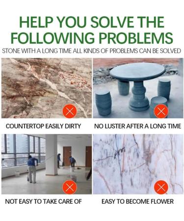 Nano Crystal Coating Agent for Tile & Furniture Marble Nano Crystal Plating Agent Stone Crystal Plating Agent Coating of Stone Nanocrystals Marble Stain Remover universal stone cleaner (2PC 160ML) 2PC 160ML - Buy Online on GoSupps.com