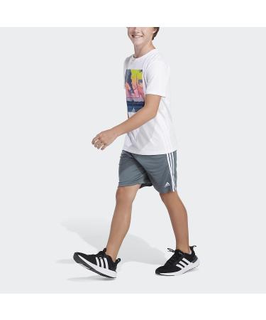 adidas Boys' Short Sleeve Graphic T-Shirt - White (Medium) - Buy Online on GoSupps.com