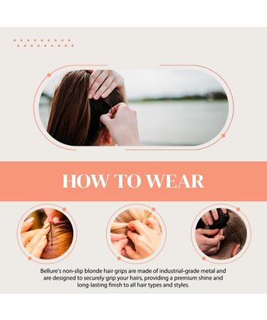 200 Brown Bobby Pins with Storage Box - Kirby Hair Grips for Hair Styling - 5.5cm/2.2 in - Ideal for Girls, Women, and Hair Salons - Buy Online on GoSupps.com