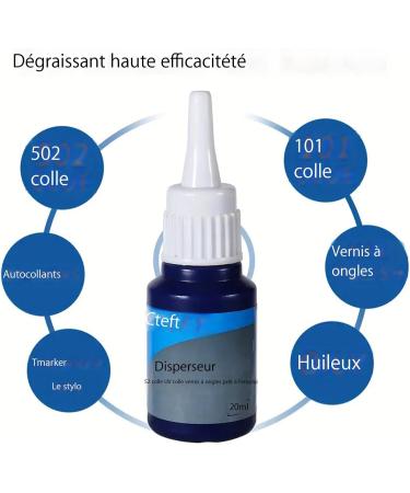 Remove gel nail adhesive remover 20 ml of nail glue. It does not contain acid or chlorides it can be safely used on metal surfaces and floors. - Buy Online on GoSupps.com