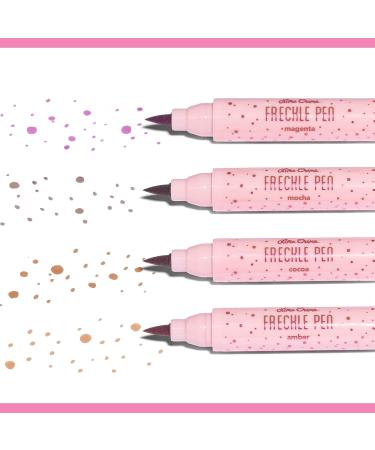 Lime Crime Freckle Pen in Amber - Lightweight, Long-Lasting & Waterproof Dot Spot Pen for Natural Freckled Look - Vegan & Cruelty-Free - Buy Online on GoSupps.com