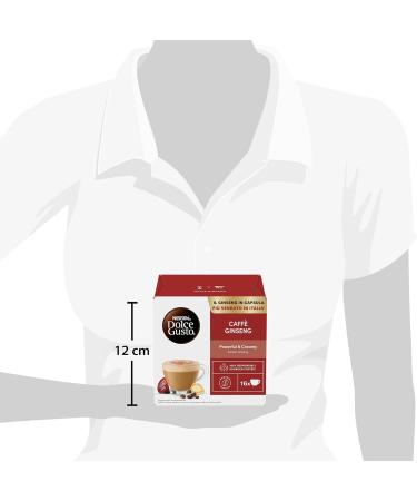 NESCAFE DOLCE GUSTO NESCAF DOLCE GUSTO Ginseng Coffee 6 boxes of 16 capsules (96 capsules compatible with Nescaf Dolce Gusto) - Buy Online on GoSupps.com