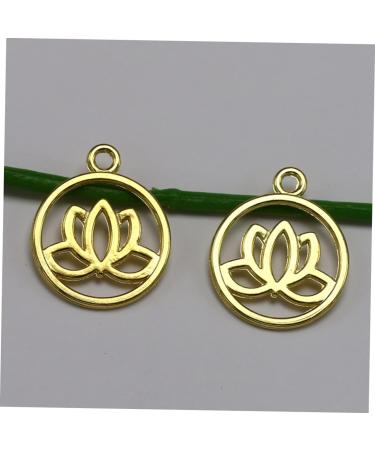 VILLCASE 200 Pcs Charms Lotus Flower Crafts Making Hat Base for Making Hats Flower Charms Lotus Charm Side Release Buckle Buddha Charms for Lotus Bracelet Charms Yoga Charms Pendant Jewelry - Buy Online on GoSupps.com