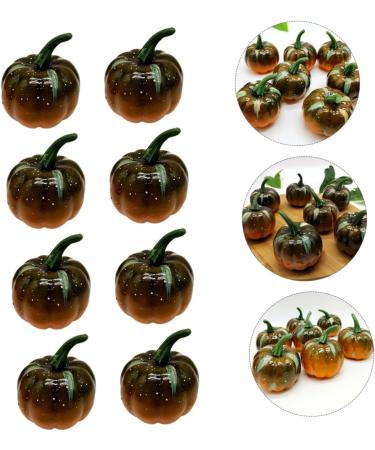 DECHOUS 12pcs Halloween Pumpkin Home Stuff Halloween Supplies Artificial Pumpkins Black Pumpkins Simulation Pumpkin Halloween Decorations Miniatures Photography Prop Household Reward Foam - Buy Online on GoSupps.com