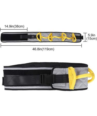 ZZBB Transfer Gait Belt Soft Transfer and Walking Moving Lift Assist Belt Device Tool for Seniors Elderly and Patient with Hand Grips and Quick-Release Buckle - Buy Online on GoSupps.com