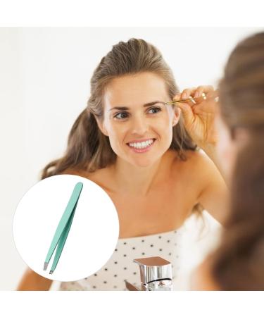 Eyebrow Tweezers Precision Splinter Blackhead Tick and Facial Hair Remover - Professional Stainless Steel Slanted Ingrown Hair Tweezers - Buy Online on GoSupps.com