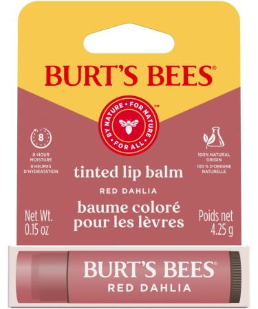 Burt's Bees Tinted Lip Balm Red Dahlia Blister 0.15oz