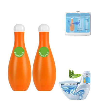 GaDulu Bowling Blue Bubble Household Toilet 2023 Newly Automatic Blue Bubble Toilet Bottle Long-Lasting Toilet Cleaner Strong Efficiently Deodorizing Against Tough Stains