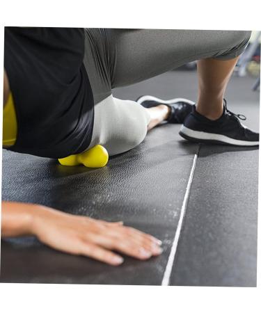 Buy BUIFULSIC Massage Device - Double Lacrosse Bands for Muscle Relaxation & Foot Massage | Fitness Resistance Yoga Equipment - Medium Yellow - Buy Online on GoSupps.com