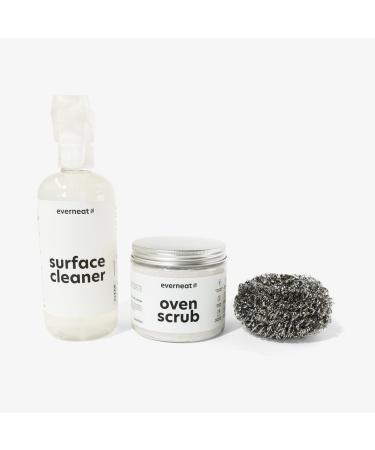 Oven Cleaning Kit: Natural Oven Cleaner and Kitchen Cleaner | Heavy Duty Oven Cleaner & Oven Rack Cleaner Kit | Fume-free & Safe to Clean All Ovens (Lift) | Refillable Plastic Jar & Bottle Plastic Kit (Lift)