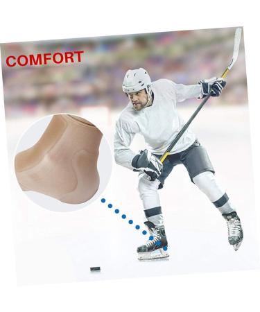 Mobestech 5 Pairs Skate Ankle Guards - Ankle Support Brace & Compression Socks for Men | Foot Protector & Hockey Pad Gel Set - Buy Online on GoSupps.com