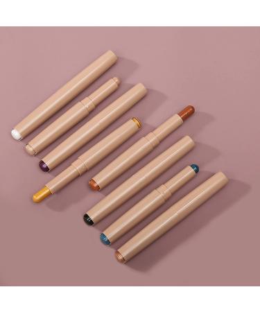 Maepeor Matte Shimmer Eyeshadow Stick - 10 Color Waterproof Long Lasting Cream Shadow Pen (105 Caramel) - Buy Online on GoSupps.com