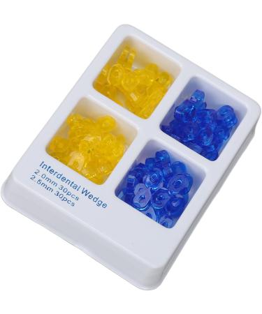 Buy Verdant Touch Dental Wedge - High Toughness Elastic Rubber Hygienic Tooth Separator 60 Pack - Fast International Shipping - Buy Online on GoSupps.com