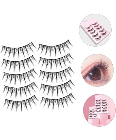POPETPOP Mango 20 Pairs Fake Eyelashes Natural False Eyelashes False Lashes Women Eyelashes Lashes That Look Like Extensions Washing Capsules Soft Light Eye Lashes Japanese Fiber Set - Buy Online on GoSupps.com